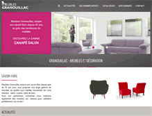 Tablet Screenshot of meubles-granouillac.fr